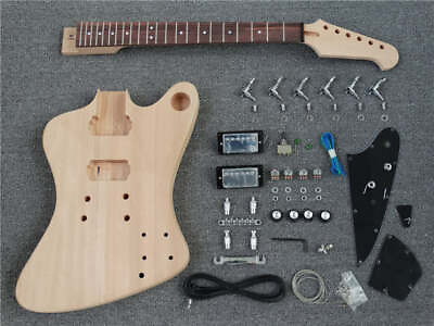 #ad CUSTOM Fire bird Style DIY Electric Guitar Kit Dot Inlays6 string fullWarranty $199.00