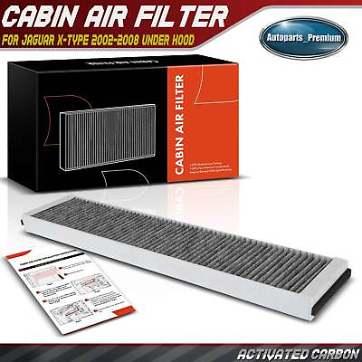 #ad Cabin Air Filter with Activated Carbon for Jaguar X Type 2002 2008 Under Hood $19.49