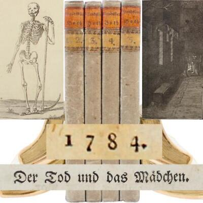 #ad 1784 DEATH and The MAIDEN ASMUS Matthias Claudius Franz SCHUBERT German 4 VOL $875.50