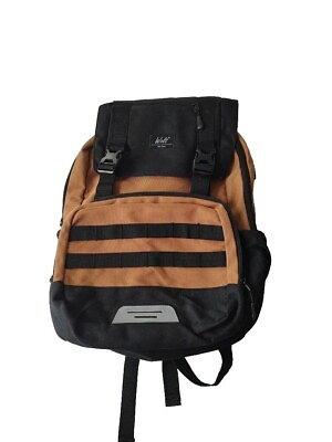 #ad Wolt Laptop Backpack Unisex Brown And Black Plug In Charger $35.99