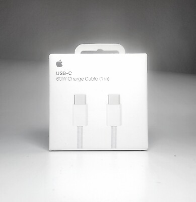 #ad Brand New Apple USB C Woven 1M 60W Cable iPhone 15 15 Plus 15 Pro Max $10.99