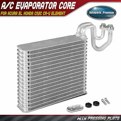#ad Front A C Evaporator Core w Pressing Plate for Acura EL Honda Civic CR V Element $36.49