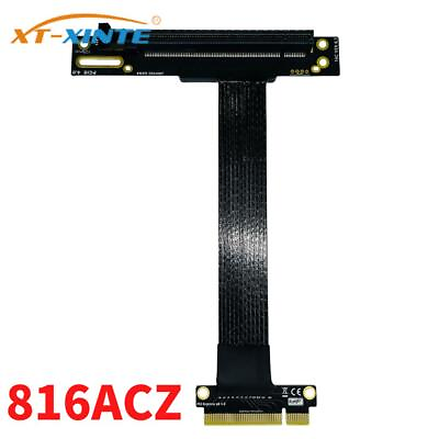 #ad XT XINTE PCIE 4.0 x8 to x16 Riser Cable Graphics Video Card Gen4 PCI E GPU Cord $32.38
