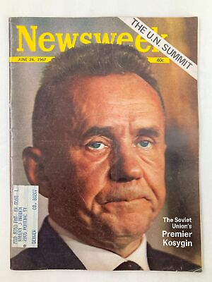 #ad VTG Newsweek Magazine June 26 1967 The Soviet Union#x27;s Premier Alexei Kosygin $13.45