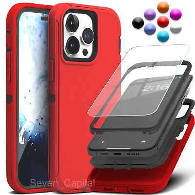 Shockproof Heavy Duty Case For iPhone 15 14 Plus 13 12 11 Pro Max Rugged Cover $9.45