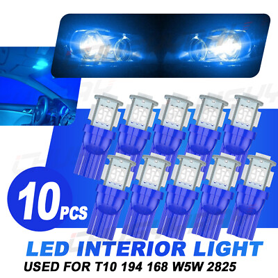 #ad 10PCS T10 921 Blue RV For Camper Trailer 12V LED Interior Light Bulbs $7.85