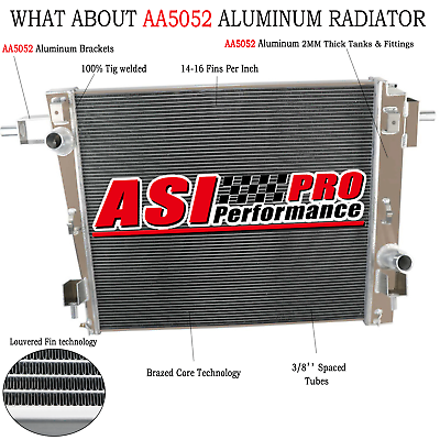 #ad 2Row Aluminum Radiator Fits 2008 16 F 250 F 350 F 450 F 550 5.4L 6.2L 6.8L $359.00