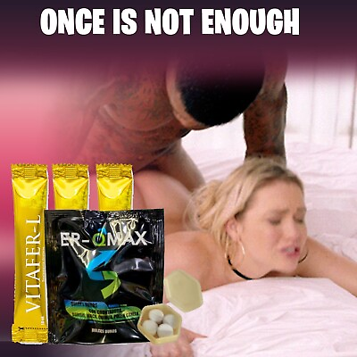 #ad ER QMAX Vitafer Sachet x3 Bull Like Men Raw Power For Men Natural Bed Boost $17.99