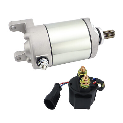 #ad Starter and Relay for Polaris Outlaw 500 2006 2007 ‎3088069 18647 $52.99