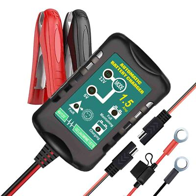 Automatic Battery Charger Motorcycle Float For Lead Acid AGM GEL VRLA Battery $20.48