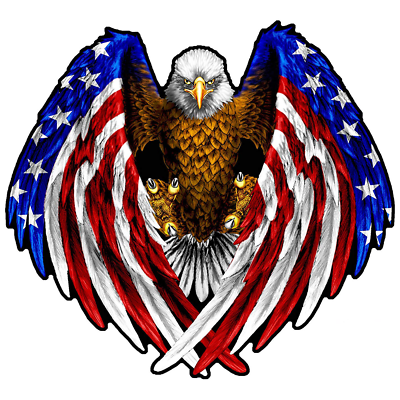 #ad BALD EAGLE AMERICAN FLAG DECAL STICKER 3M USA MADE TRUCK VEHICLE WINDOW WALL CAR $29.99