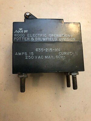 #ad WOOD ELECTRIC CORP 635 215 101 AMPS 15 $10.99