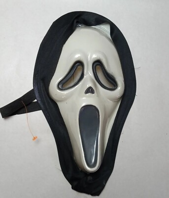 #ad Vintage SCREAM Mask Ghostface w Blood Pump Heart Original 90s Halloween NO PUMP $16.40