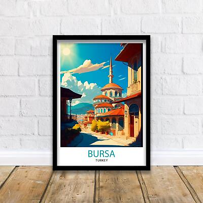 #ad Bursa Turkey Travel Print GBP 82.00