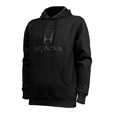 #ad Honda Black Stealth Pullover Hooded Sweatshirt $45.00