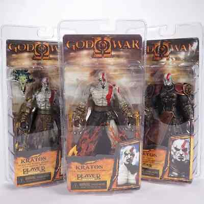 #ad Neca God of War Kratos Golden Fleece Armor Medusa Head 7quot; Game Action Figure Toy $29.99