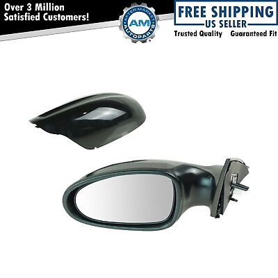 #ad Gloss Black Power Door Mirror Left Driver Side For 05 06 Nissan Altima $34.25