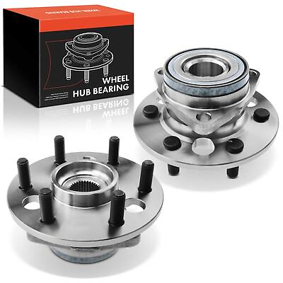#ad 2x Front Wheel Bearing Hub Assembly for Chevrolet GMC K1500 1988 1991 with LD $83.49