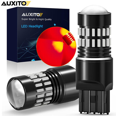 #ad 2X 3156 AUXITO 3157 Bulb LED RED Super Brake Tail Light Singal Stop Light $13.39