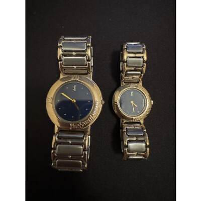 #ad Vintage Yves Saint Laurent Pair Watch YSL Antique $375.77