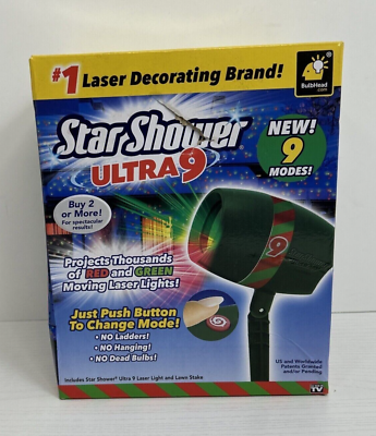 #ad Star Shower Ultra 9 AS SEEN ON TV 2022 Model w 9 Unique Light Patterns OpenBox $40.00
