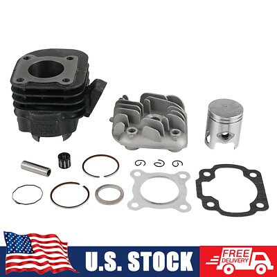 50cc 2 Stroke Cylinder Kit For KYMCO COBRA AEON 50 Mongoose 50 amp; 90 Scooters ATV $54.99