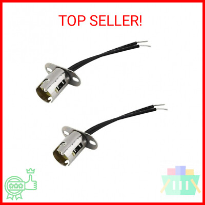 #ad 2PCS BAY15D 1157 LED Light Bulb Socket Holder with Wire Connector for Car Auto T $10.19