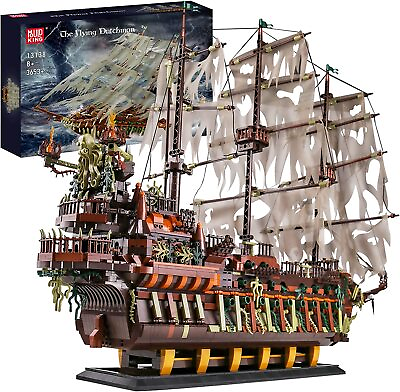 #ad Mould King 13138 Flying Dutchman Ship Caribbean Pirate Building Block Toy MOC $169.99