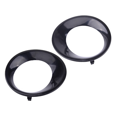 #ad Pair ABS Front Fog Light Lamp Ring Cover Trim Fit For BMW X3 E83 LCI 2007 2010 $11.16