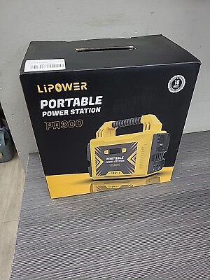 #ad LIPOWER PA300 Portable Power Station Lithium Battery $98.79