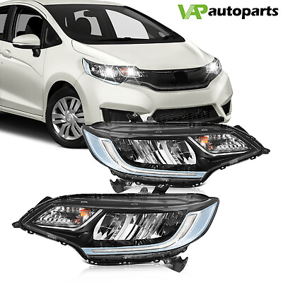 #ad Fits 2014 2020 Honda FIT Front Lamp Headlights Assembly Pair Replacement $295.99