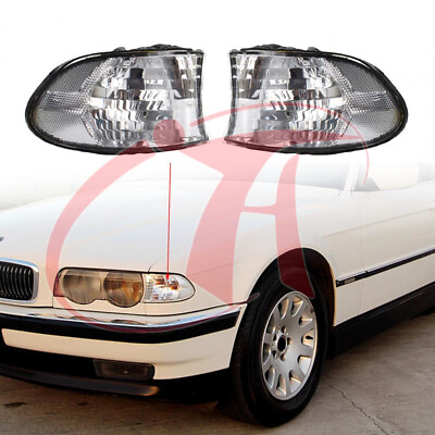 #ad 2x Indicator Clear Corner Parking Light No Bulb For BMW 7 Series E38 1995 2001 $54.11