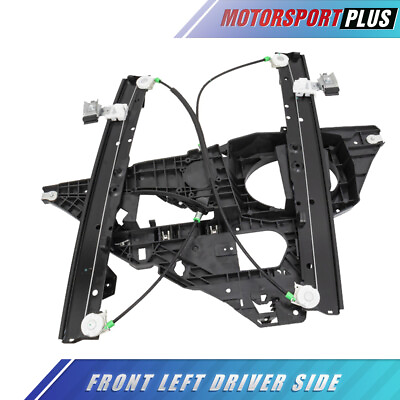 #ad Front Left Power Window Regulator For Ford Expedition Navigator w 2 Pins Motor $61.89