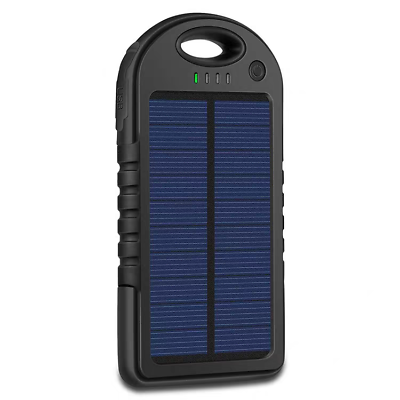 #ad 5000mAh Dual USB Waterproof Solar Power Bank Battery Charger $11.39