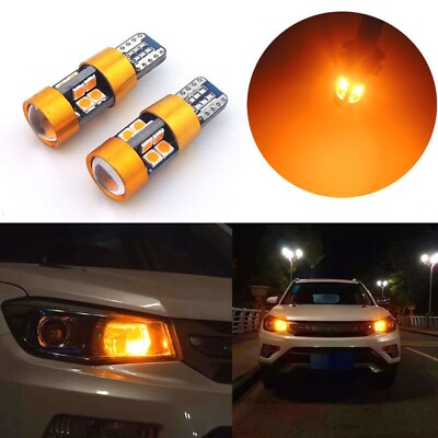 #ad T10 Signal Light 168 194 2825 19SMD LED Truck Package Amber Car Position 12V $7.24