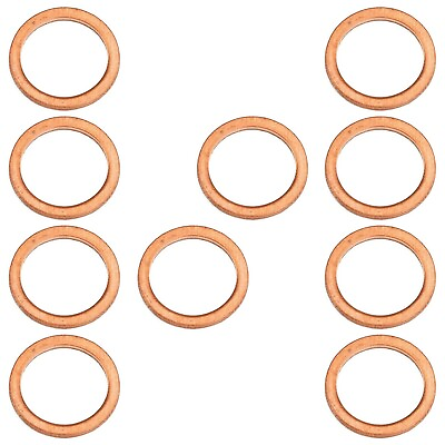 #ad Elring Set of 10 Engine Oil Drain Plug Gaskets For Dodge Fiat Jeep Mercedes $7.95