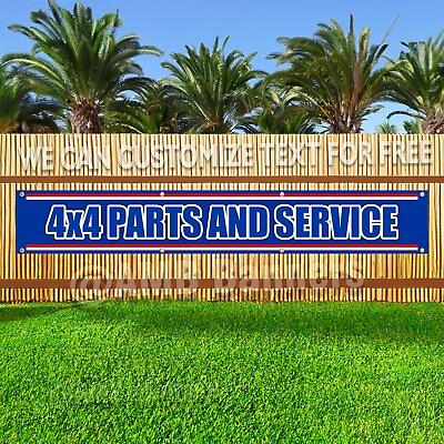 #ad 4x4 PARTS AND SERVICE Advertising Vinyl Banner Flag Sign LARGE HUGE XXL SIZES $262.64