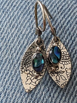 #ad #ad Vintage Holly Yashi? Silver Forest? Jody Coyote?? Silver Earrings $31.00