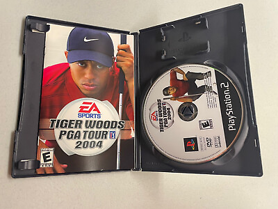 #ad Tiger Woods PGA Tour 2004 Sony PlayStation 2 2003 Golf Game Video Game Golfing $5.33