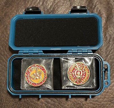 #ad 3 Ltd Ed. Coins. 2 CDC And 1 17th Anniversary coin W Obuy Hard Case $145.00