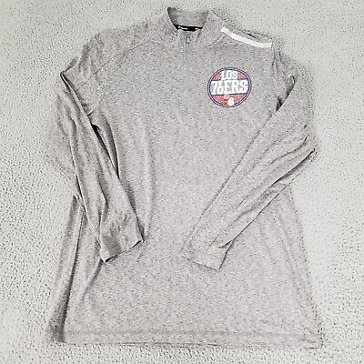 #ad Philadelphia 76ers Jacket Men Extra Large Gray Fanatics Logo XLT NBA Windbreaker $19.99