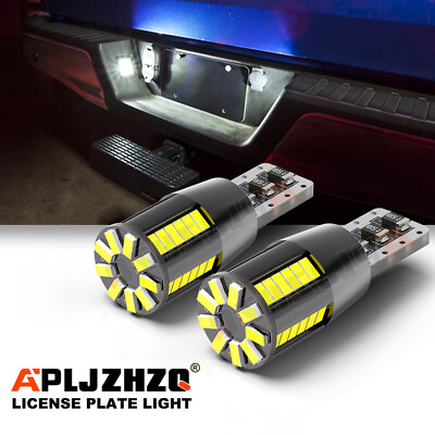#ad LED License Plate Light Bulbs 168 192 194 2825 T10 Bright White 6000K Canbus 2x $2.99