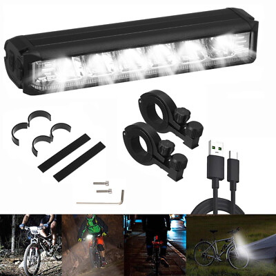 #ad Bicycle Front Headlight Waterproof Super Bright LED Bike Light USB Rechargeable $20.99