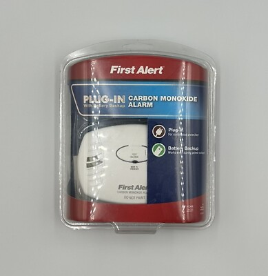 #ad #ad First Alert CO605 Plug In Carbon Monoxide Alarm NEW $16.00