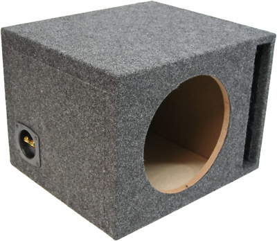 #ad Car Audio Single 15quot; Vented Subwoofer Stereo Sub Box Ported Enclosure 5 8quot; MDF $82.99