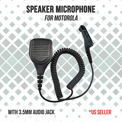 #ad Shoulder Speaker Mic w 3.5mm Audio for Motorola Radio PMMN4024A XPR7550 APX600 $22.99