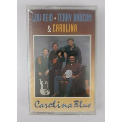 #ad Lou Reid Terry Baucom amp; Carolina Carolina Blue Cassette New Sealed $7.99