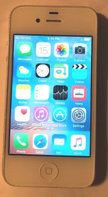 #ad Apple iPhone 4s White GSMCDMA A1387 Verizon 16GB Very Good Used IOS IOS 8.3 $35.88