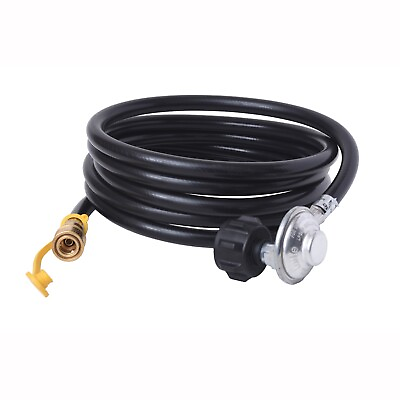 #ad 90 Degree Low Pressure Regulator Assembly with Quick Connect amp; 12 ft Hose $32.95
