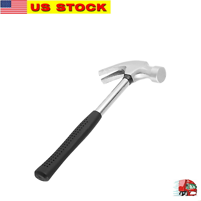 #ad 8 oz Small Claw Hammer Rip Claw Hammer with Non Slip Shock Reduction Grip $8.99